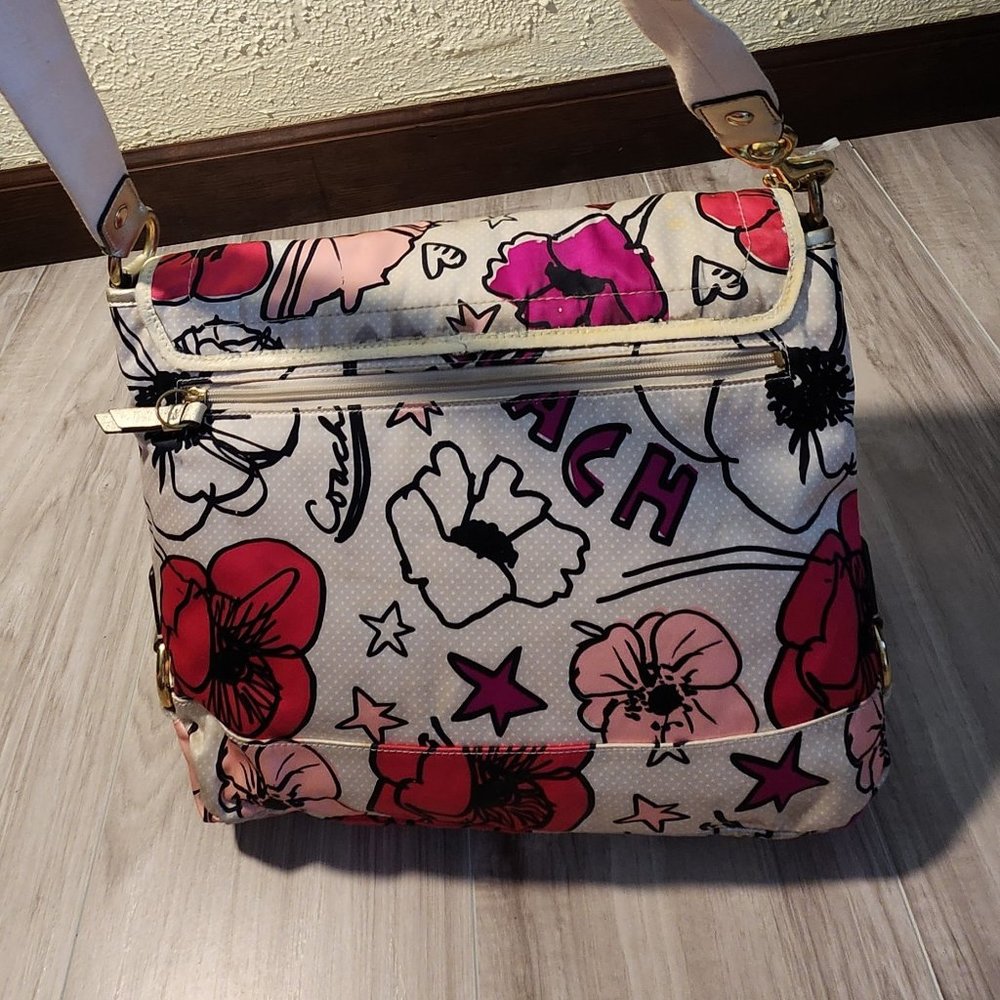 Coach Poppy Kyra Shoulder Bag Purse c - Picture 4 of 14